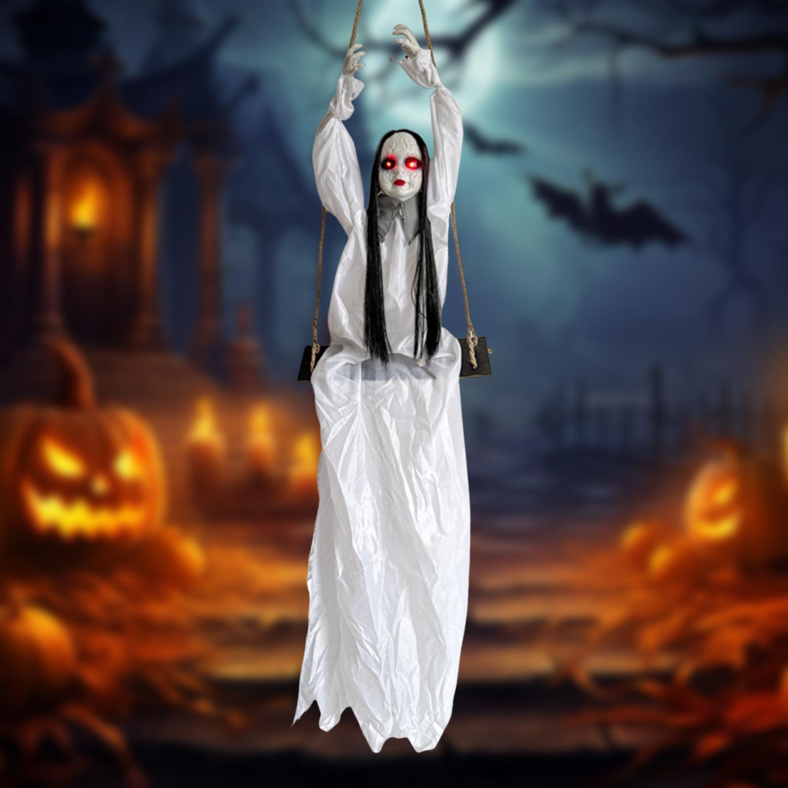 Outdoor Lighting For Front Of House - Halloween Hanging Ghost Decoration Outdoor Festival