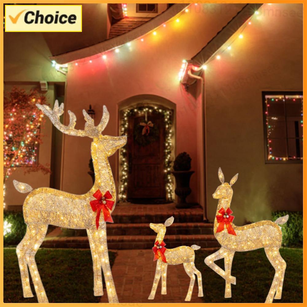 Outdoor Lighting For Front Of House - Glowing LED Lights Indoor Outdoor Large