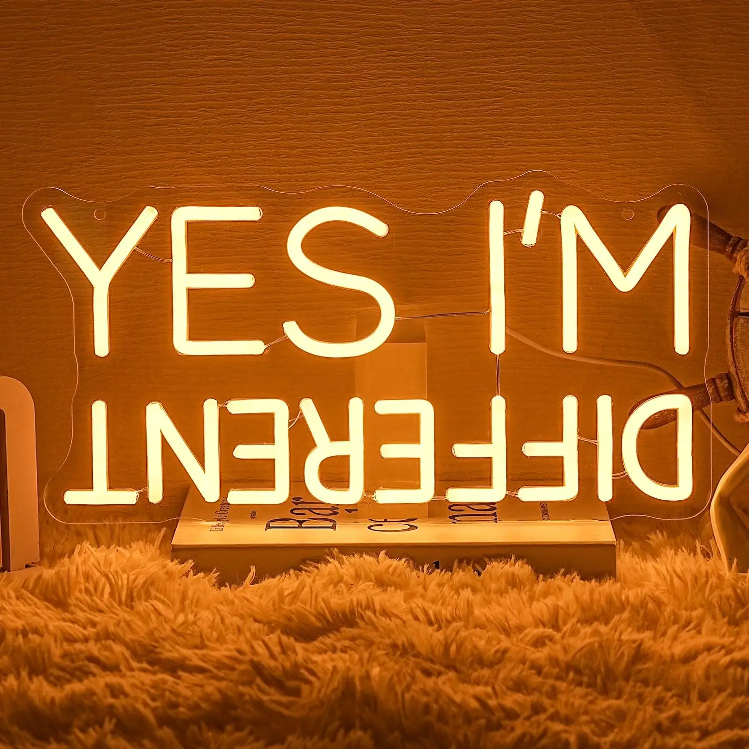 Outdoor Lighting Quotes - Yes I'm Different Neon Sign LED