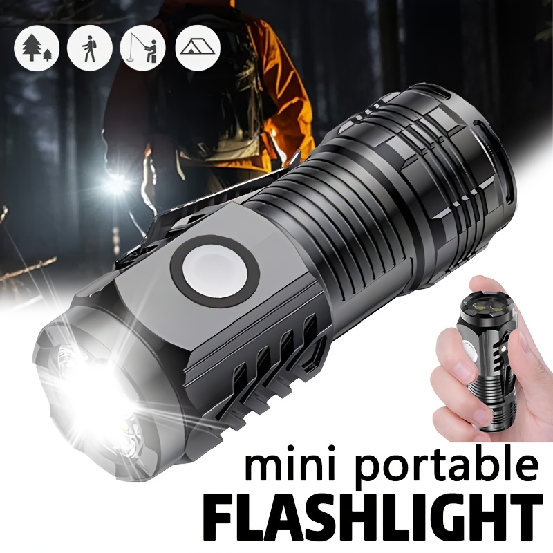 Outdoor Lighting Quality - Mini 3LED Flashlight With Pen Clip，Night