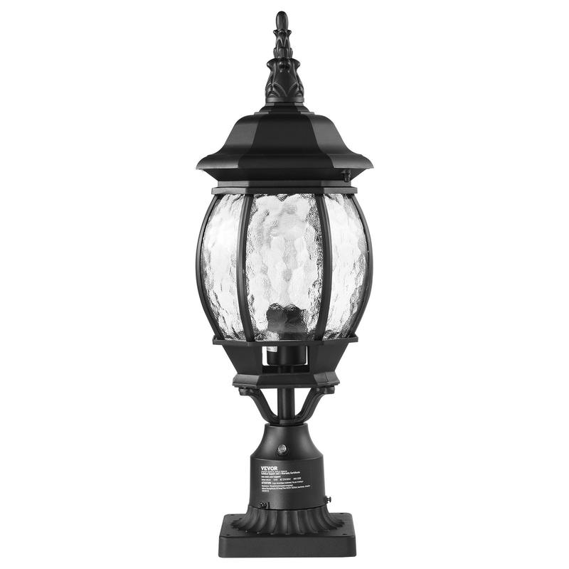 Outdoor Lighting Lanterns - 2-Pack Exterior Pillar Lantern 20.87-Inch For