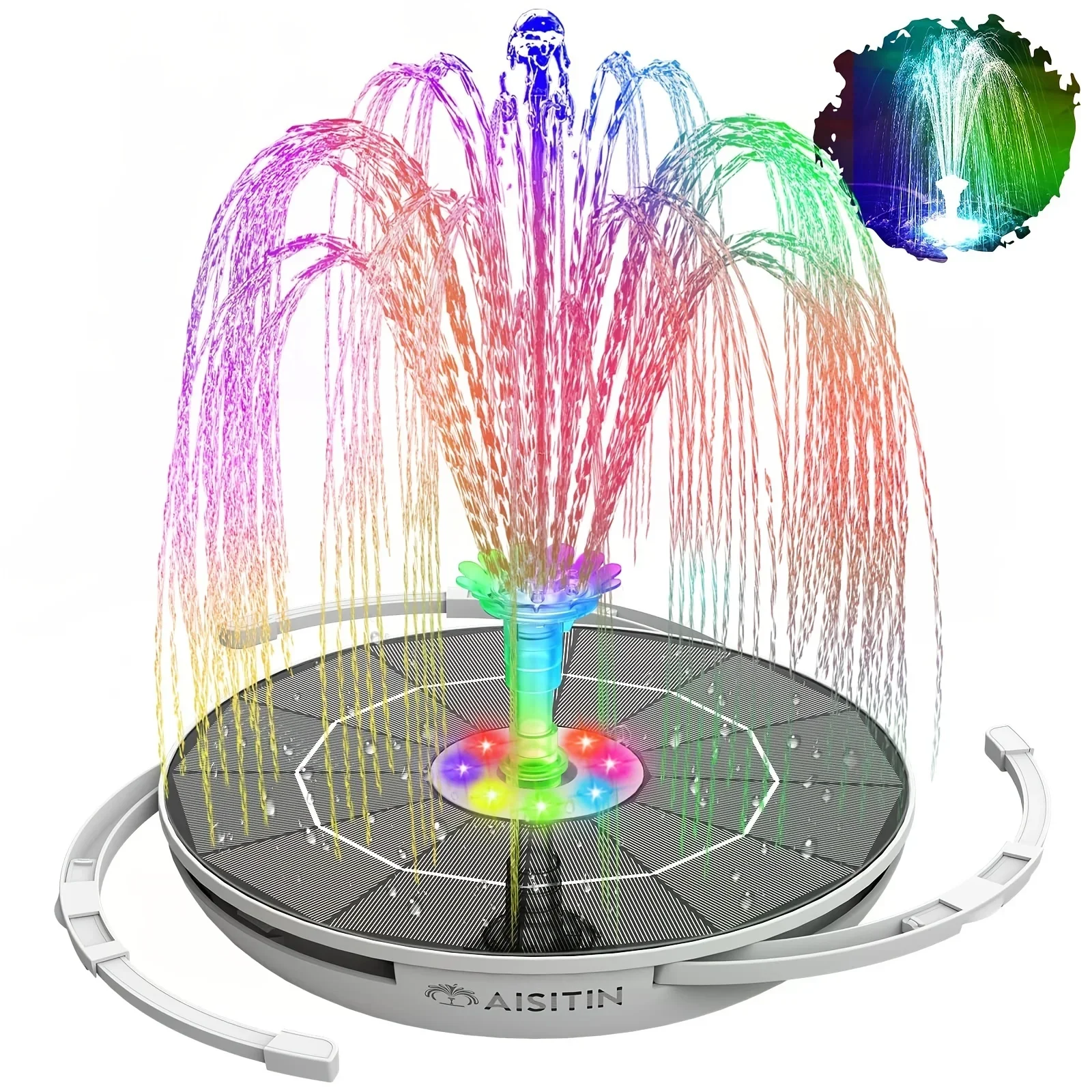 Outdoor Lighting Manufacturers - 6.5W LED Solar Fountain Pump with