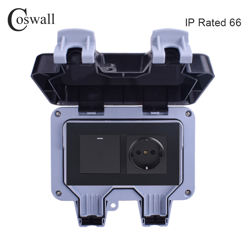 Coswall IP66 Weatherproof Wate - Outdoor Lighting Socket のレビューと価格
