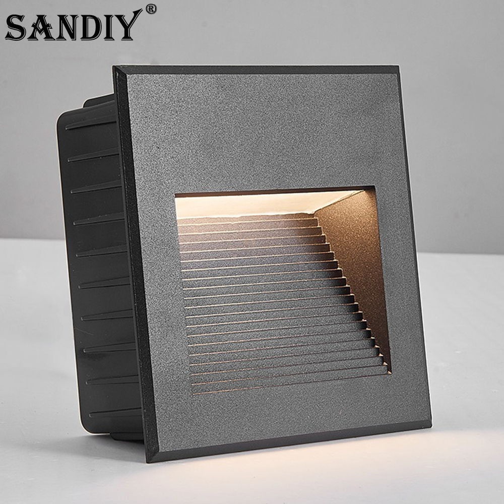 SANDIY Recessed Outdoor Wall S - Xl Outdoor Lighting のレビューと価格