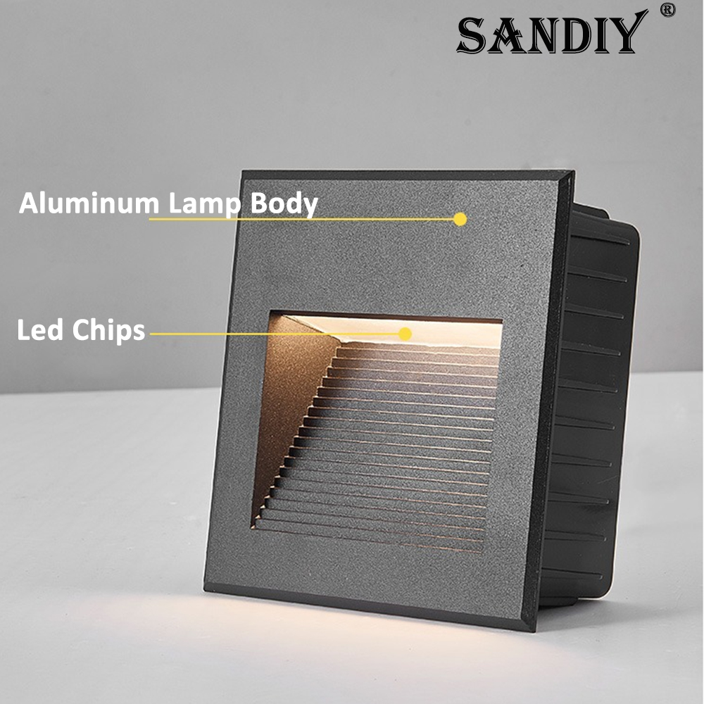SANDIY Recessed Outdoor Wall S - Xl Outdoor Lighting のレビューと価格