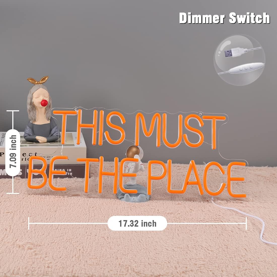 THIS MUST BE THE PLACE Neon Si - Outdoor Lighting Quotes のレビューと価格