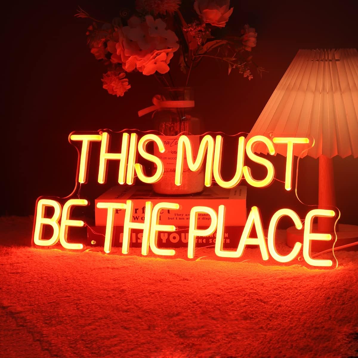 THIS MUST BE THE PLACE Neon Si - Outdoor Lighting Quotes のレビューと価格