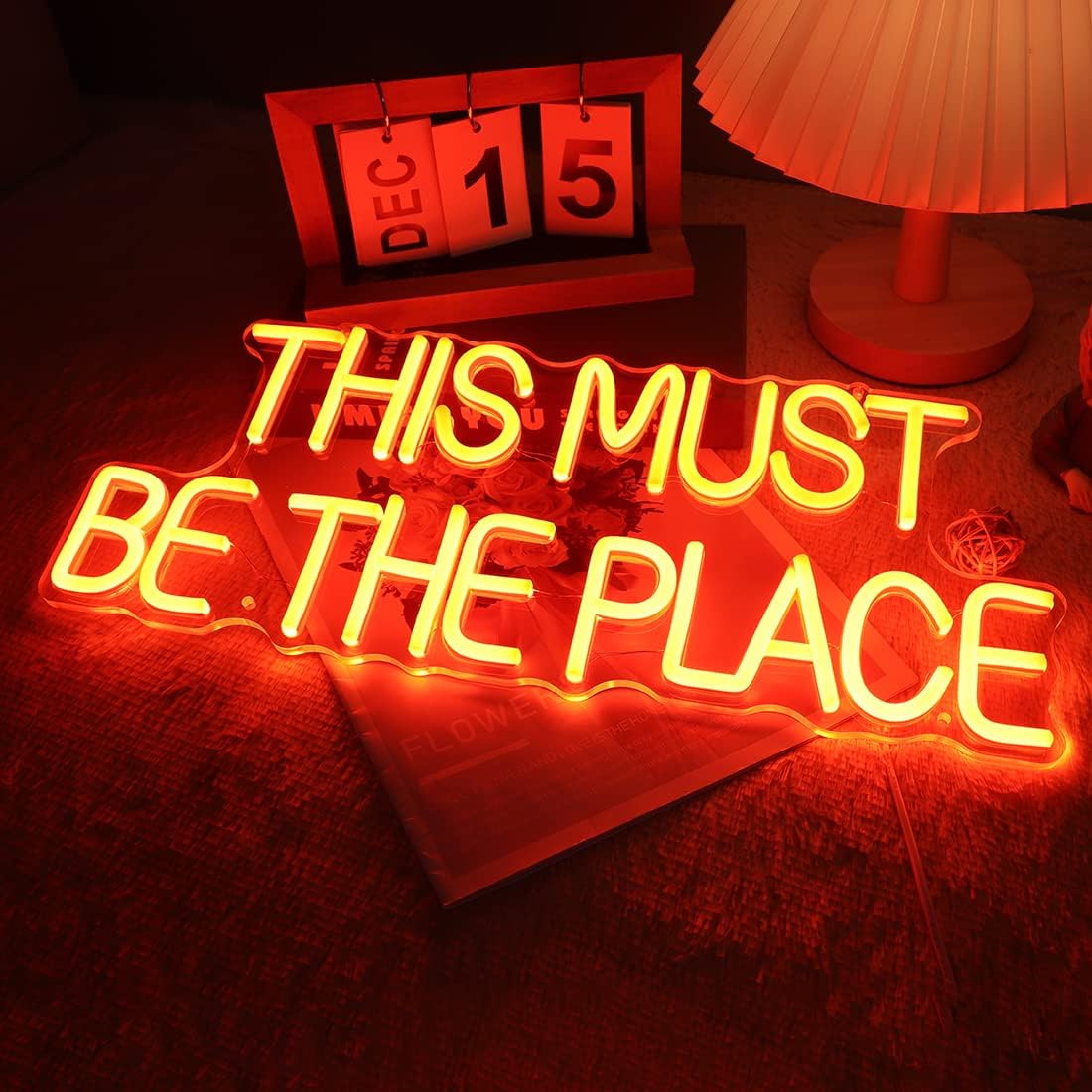 THIS MUST BE THE PLACE Neon Si - Outdoor Lighting Quotes のレビューと価格