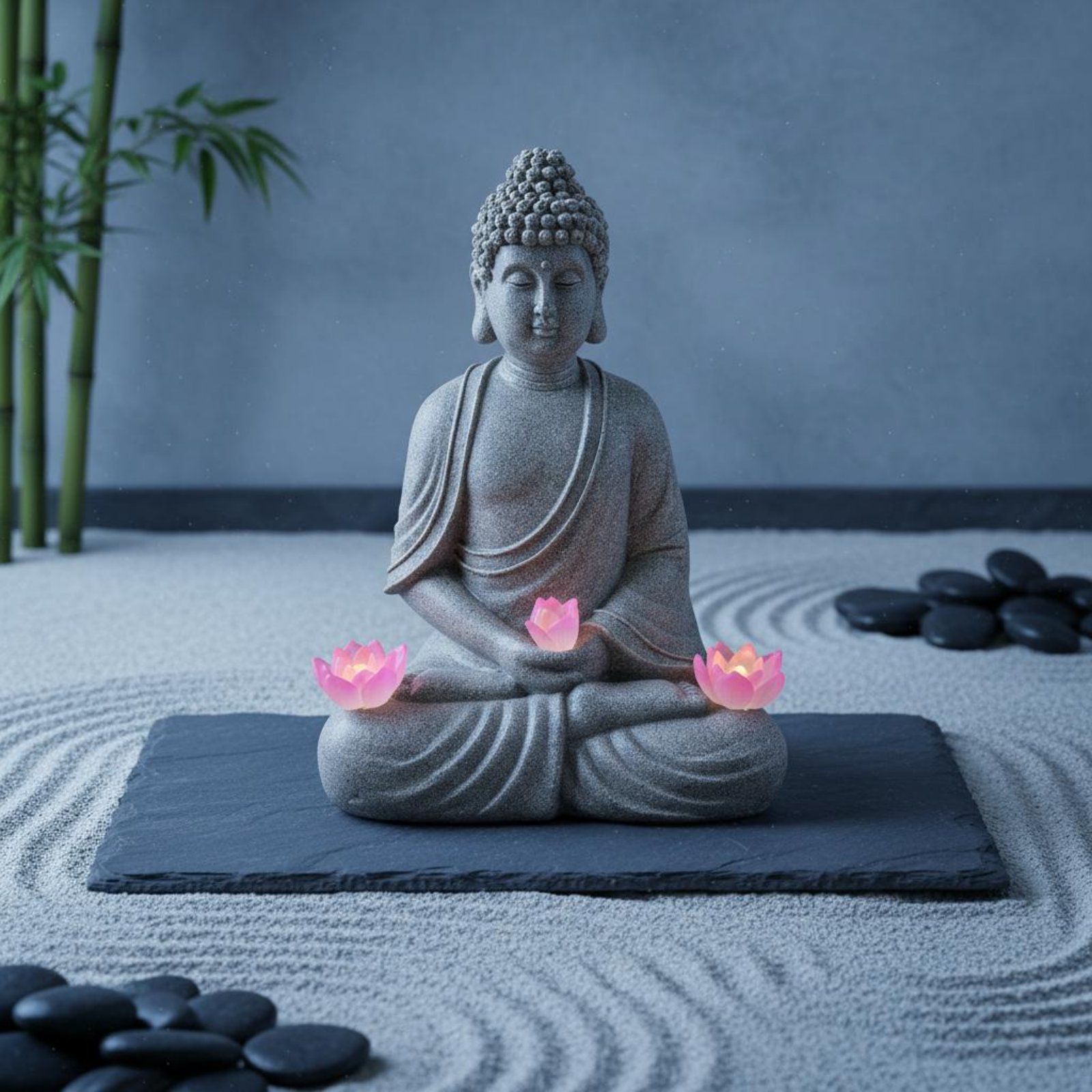 Solar Buddha Statue Outdoor Sa - Outdoor Lighting Modern のレビューと価格
