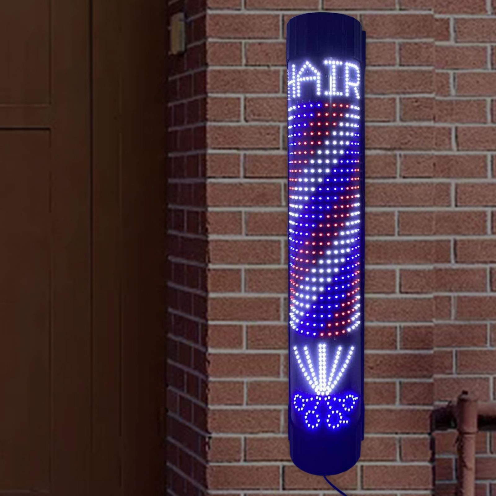 Barber Pole LED Light Rotating - Xl Outdoor Lighting のレビューと価格