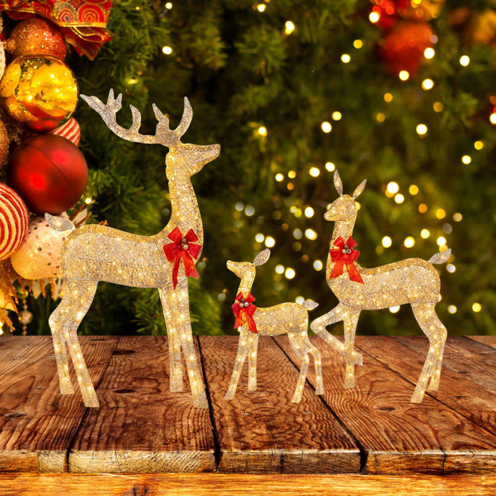 Lighted Christmas Deer Outdoor - Outdoor Lighting For Front Of House のレビューと価格