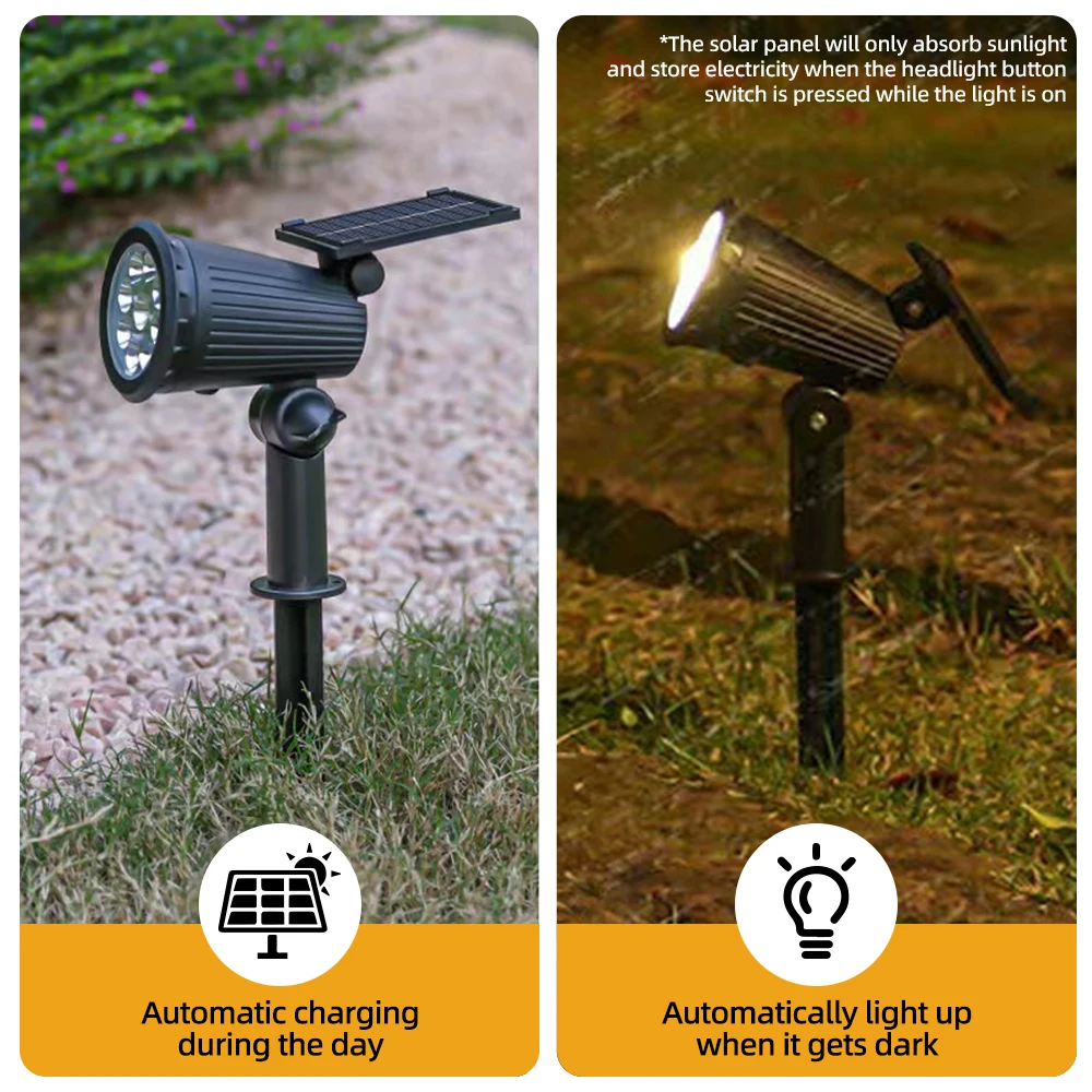 1/2PCS Solar Powered 9LED Lamp - Xl Outdoor Lighting のレビューと価格