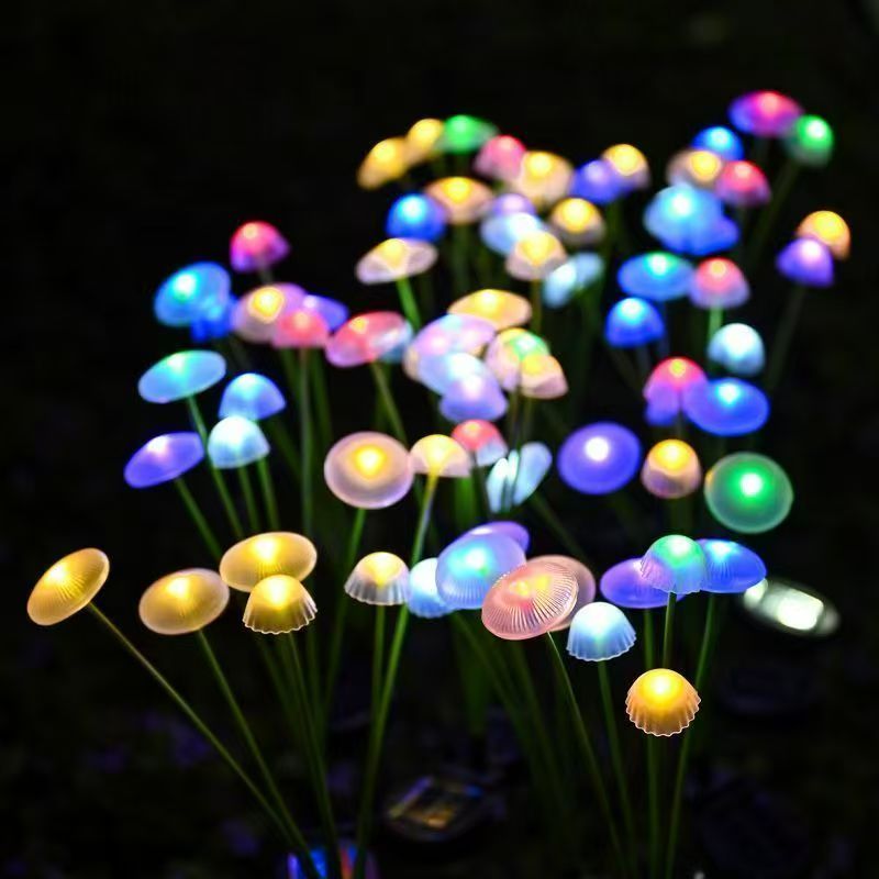 Solar Jellyfish Mushroom Light - Outdoor Lighting Socket のレビューと価格