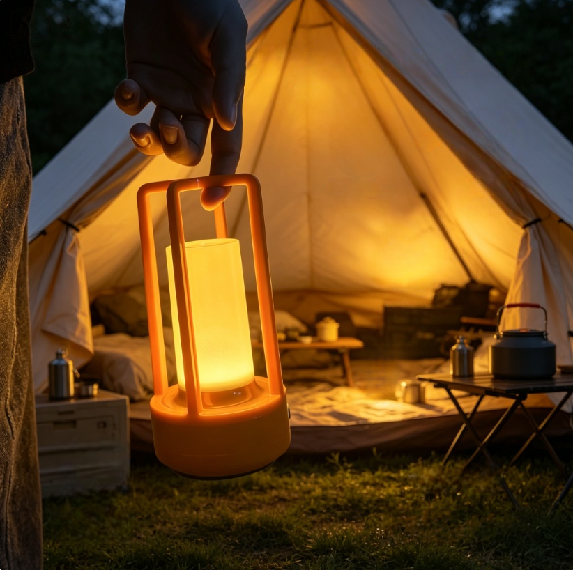 Modern Orange Cage Table Lamp  - Outdoor Lighting Modern のレビューと価格