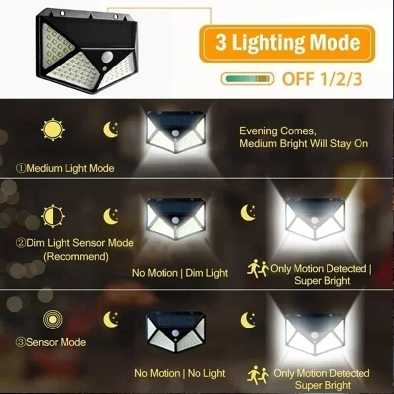 1/2/4PCS Motion Sensor Solar L - Xl Outdoor Lighting のレビューと価格