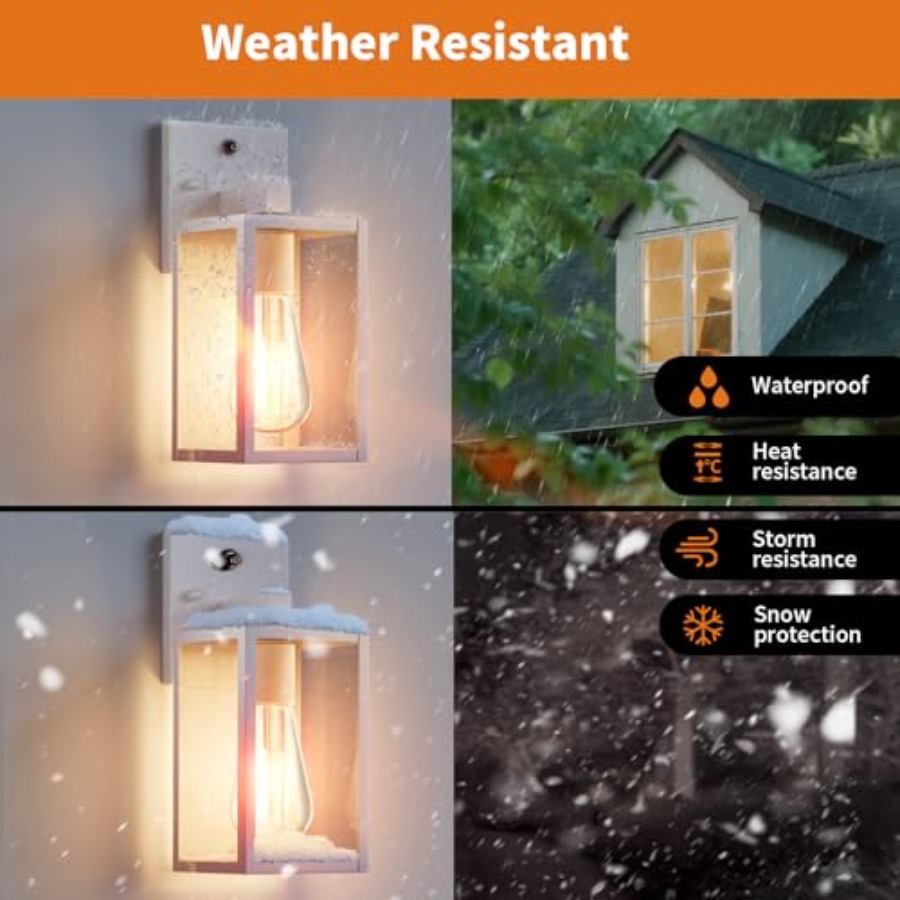 2 Pack Dusk to Dawn Front Porc - Outdoor Lighting For Front Of House のレビューと価格
