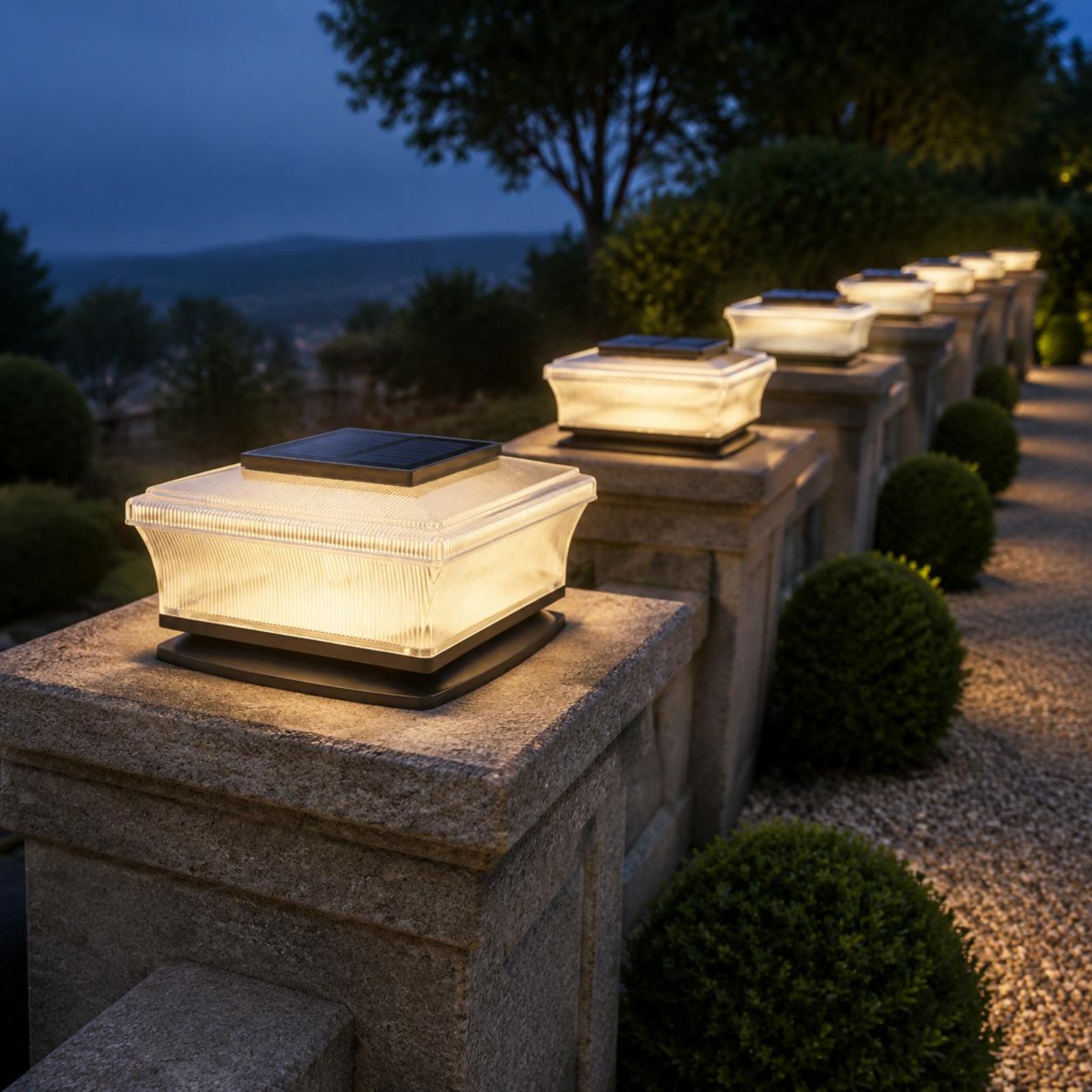 Solar Post Cap Light Wireless  - Outdoor Lighting Modern のレビューと価格