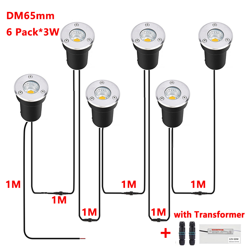 12V LED In-ground Light IP67 W - Outdoor Lighting Underground Wiring のレビューと価格