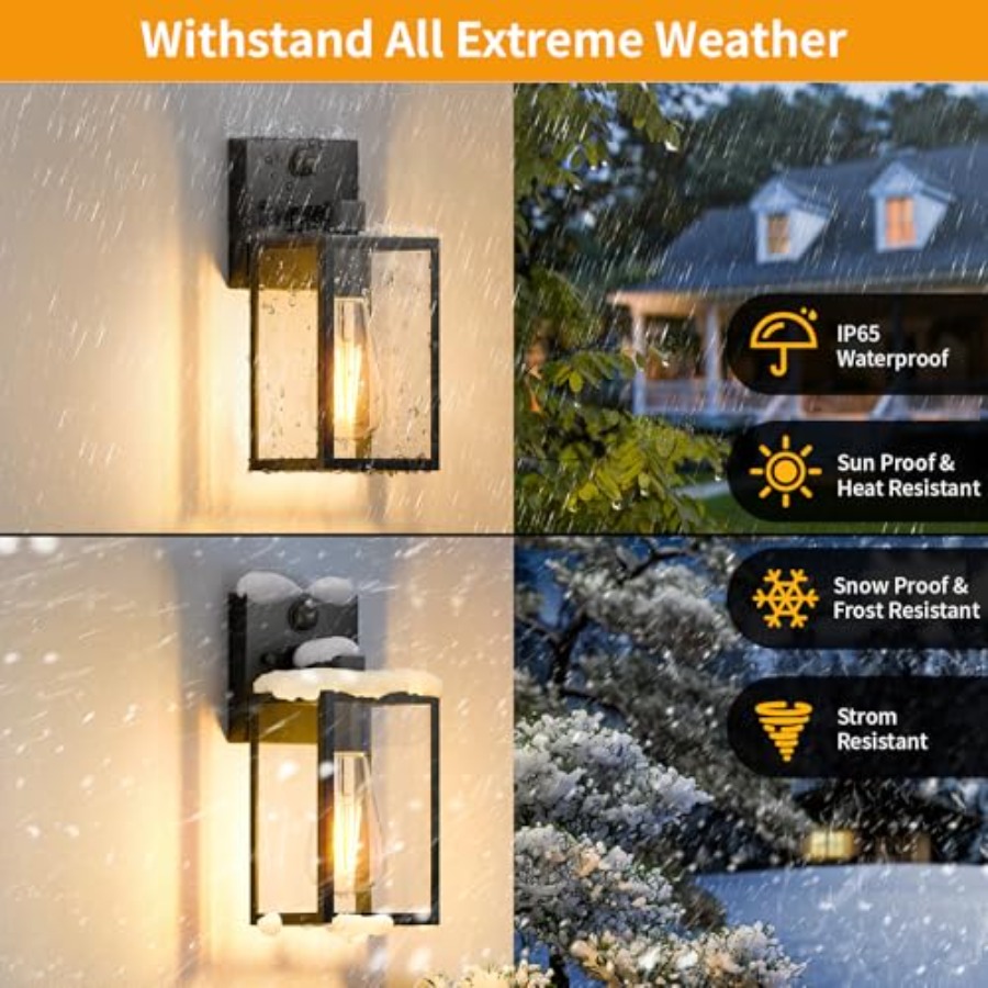 2 Pack Motion Sensor Outdoor L - Outdoor Lighting For Front Of House のレビューと価格