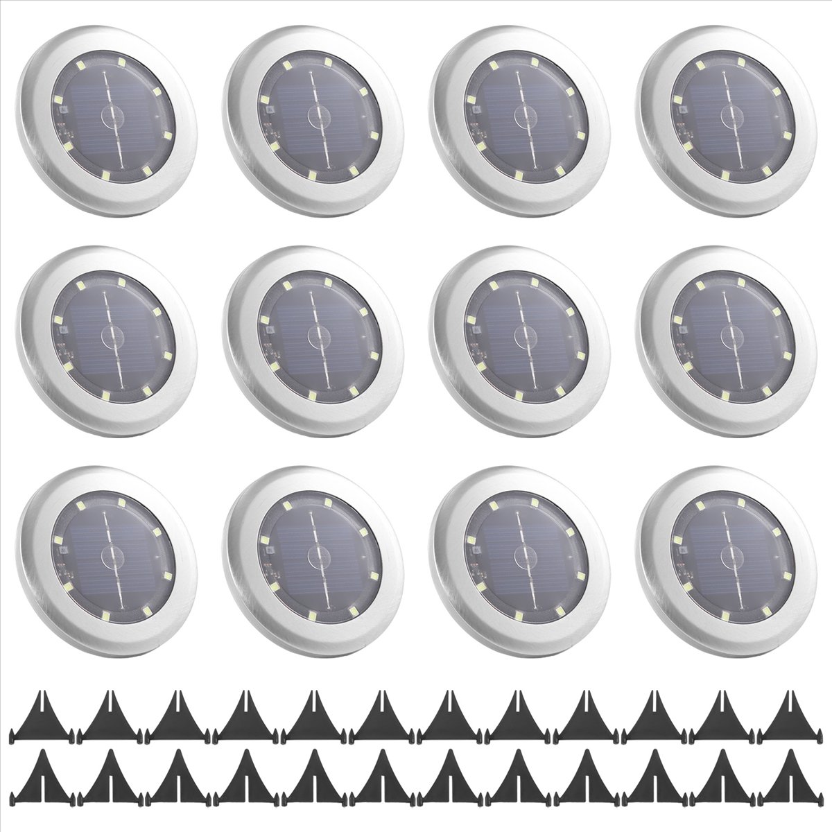 *A14E 12 Pack Solar Lights Out - Outdoor Lighting Traditional のレビューと価格
