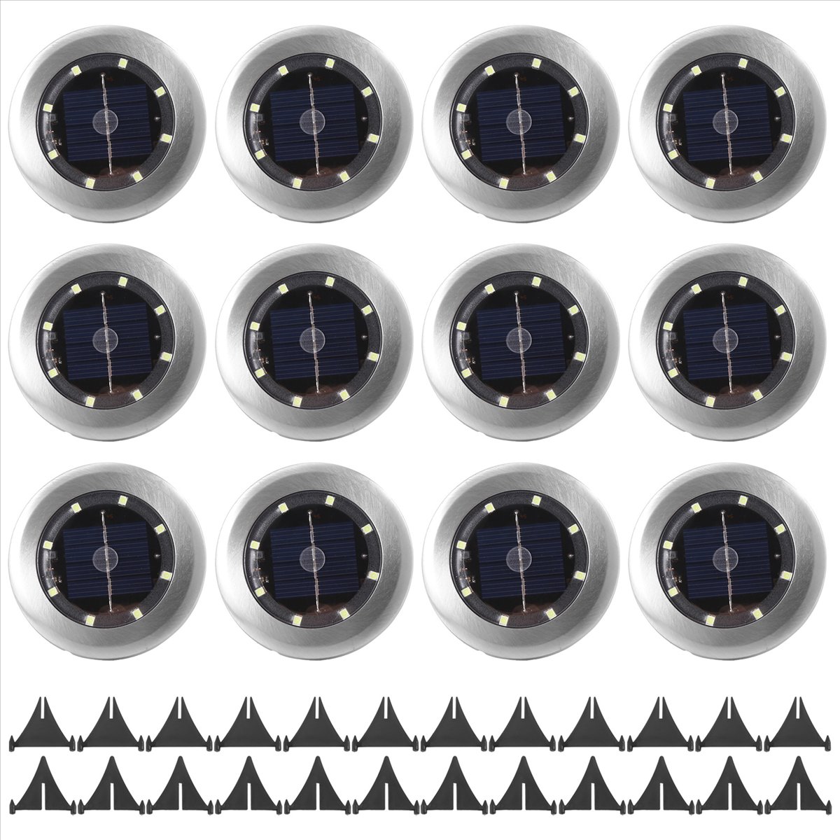 *A14E 12 Pack Solar Lights Out - Outdoor Lighting Traditional のレビューと価格
