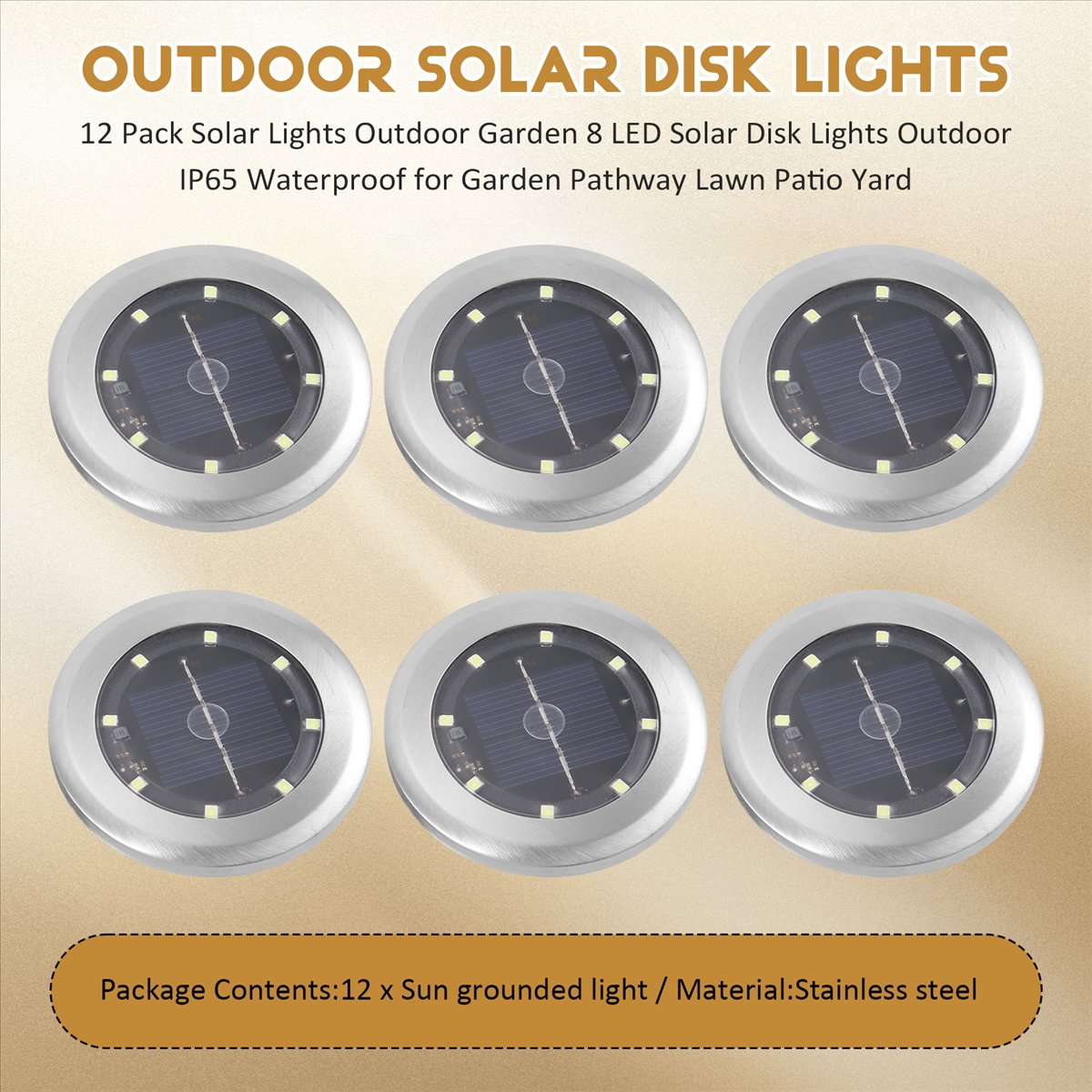 *A14E 12 Pack Solar Lights Out - Outdoor Lighting Traditional のレビューと価格