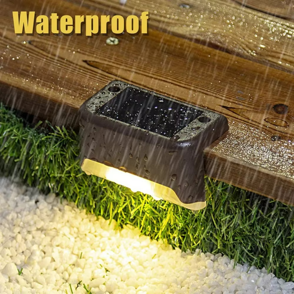 4PCS Solar Deck Light Outdoor  - Outdoor Lighting Traditional のレビューと価格