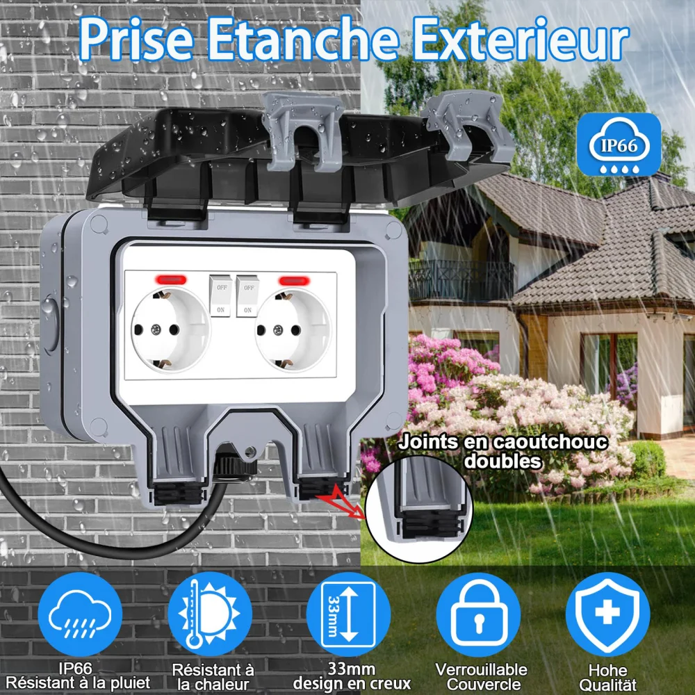 European-Style Outdoor Socket  - Outdoor Lighting Socket のレビューと価格