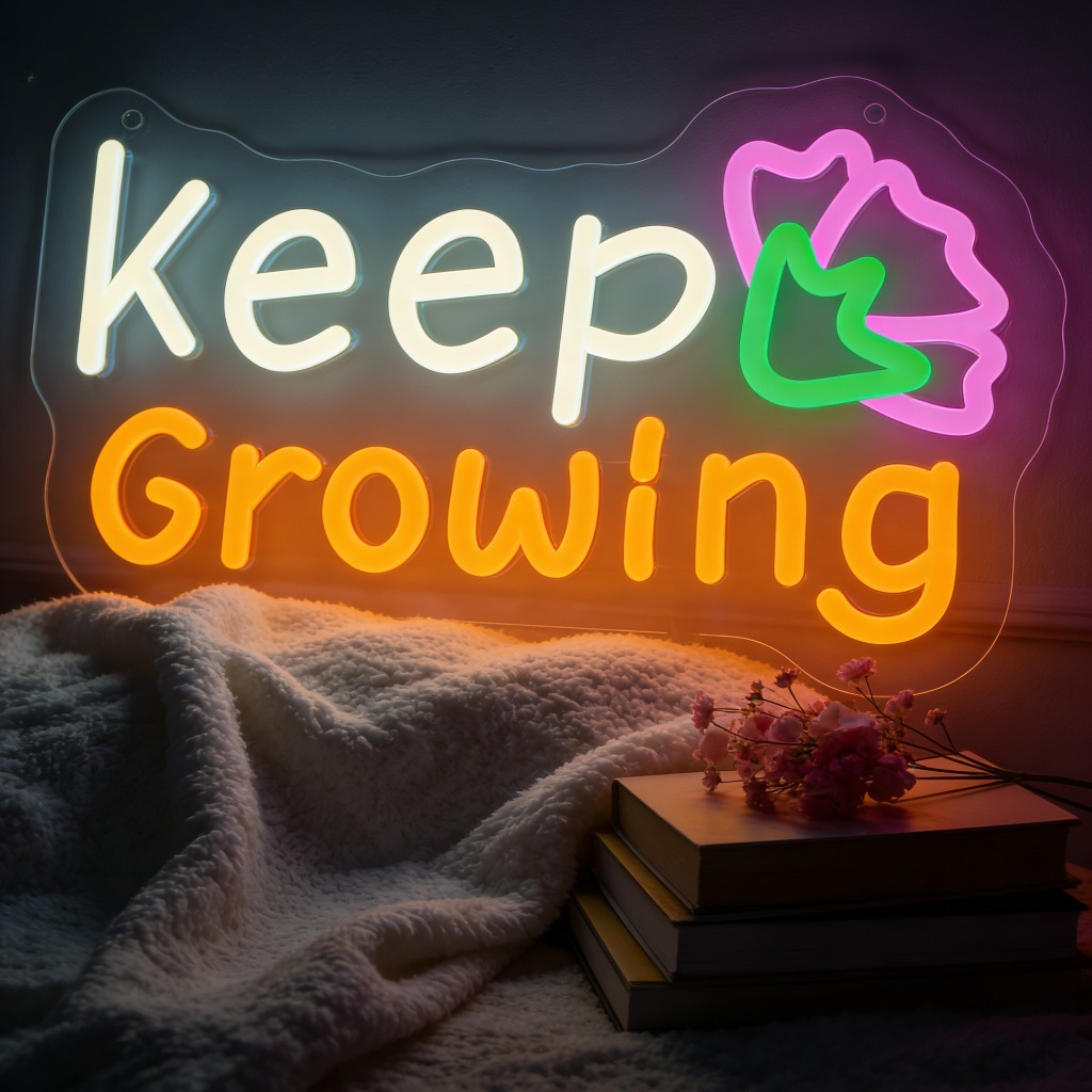 Keep Growing Motivational LED  - Outdoor Lighting Quotes のレビューと価格