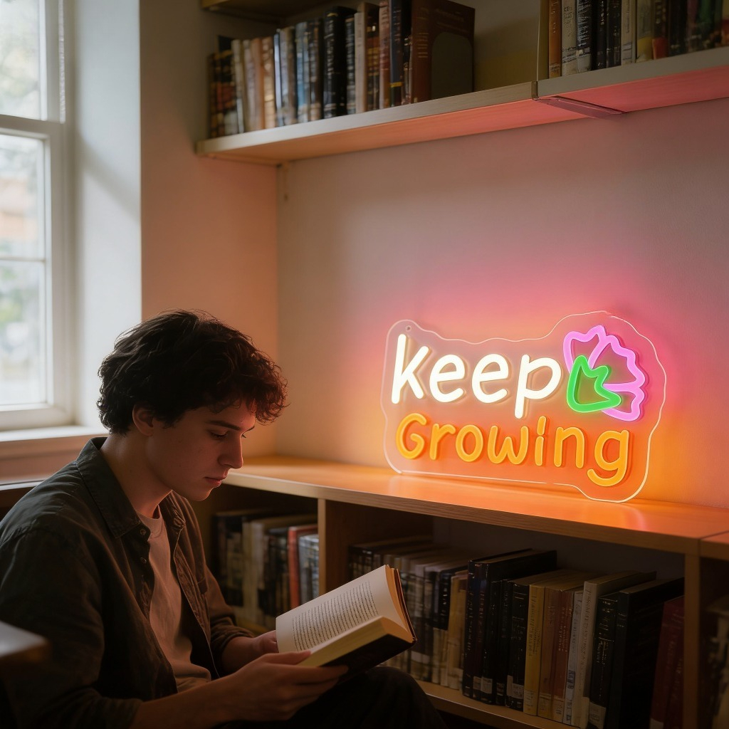 Keep Growing Motivational LED  - Outdoor Lighting Quotes のレビューと価格