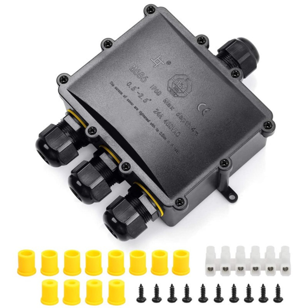 4Way 1In3Out IP68 Waterproof 4 - Outdoor Lighting Underground Wiring のレビューと価格