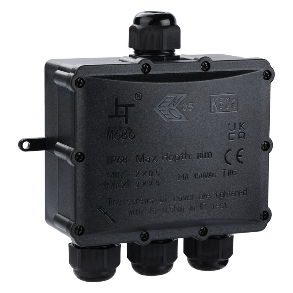 4Way 1In3Out IP68 Waterproof 4 - Outdoor Lighting Underground Wiring のレビューと価格