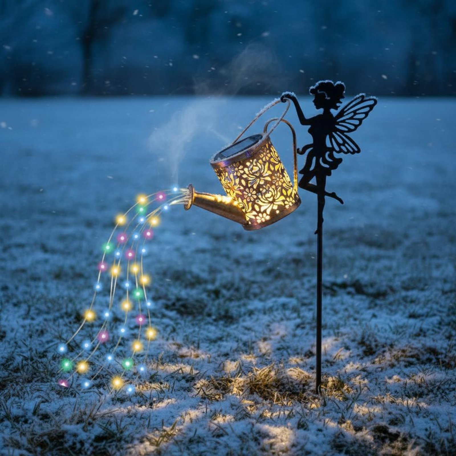 Solar Fairy Watering Can Light - Outdoor Lighting Modern のレビューと価格