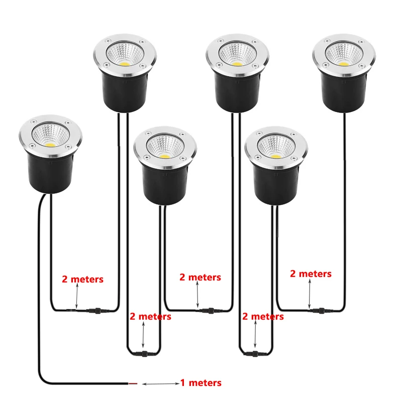 The 2-meter waterproof wiring  - Outdoor Lighting Underground Wiring のレビューと価格