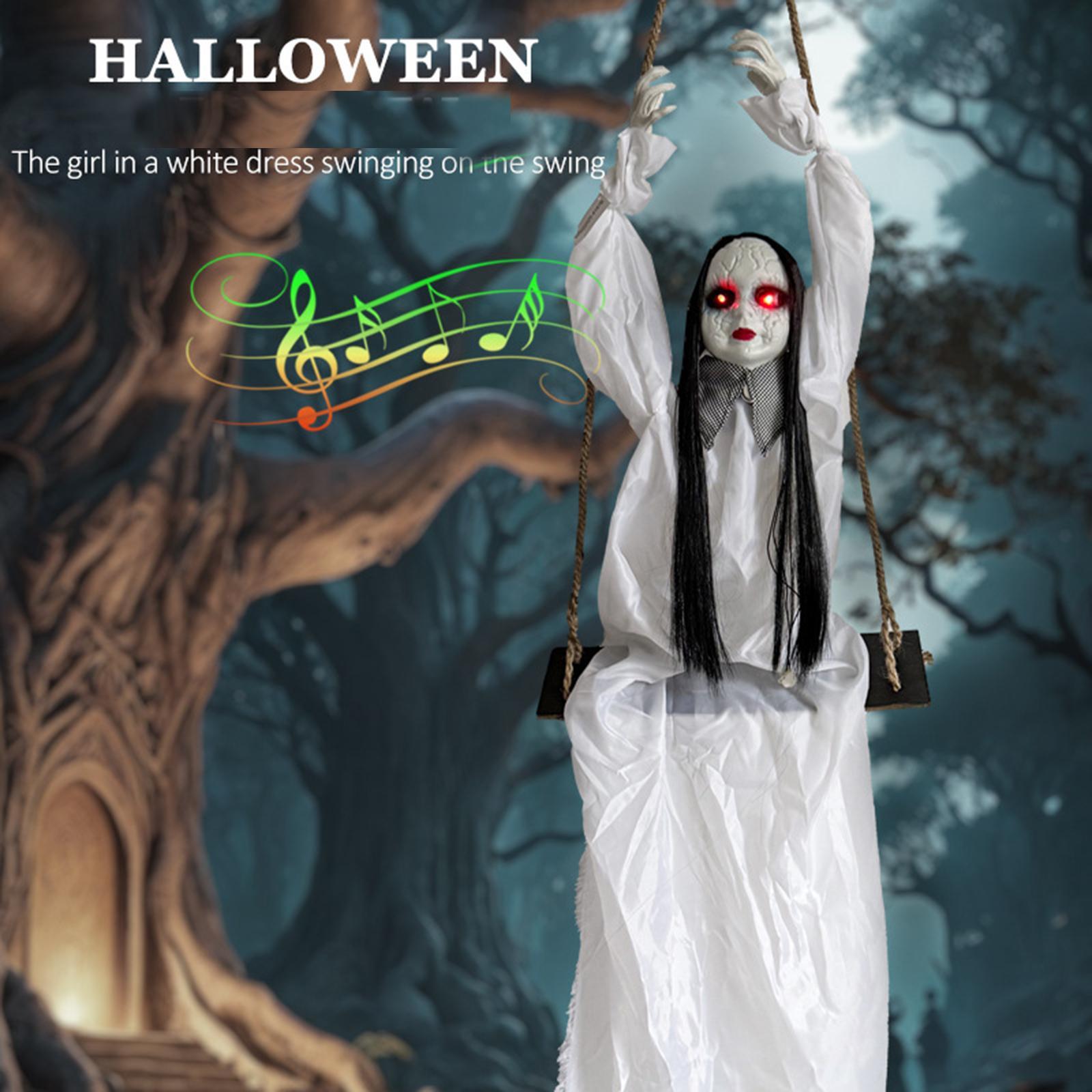 Halloween Hanging Ghost Decora - Outdoor Lighting For Front Of House のレビューと価格