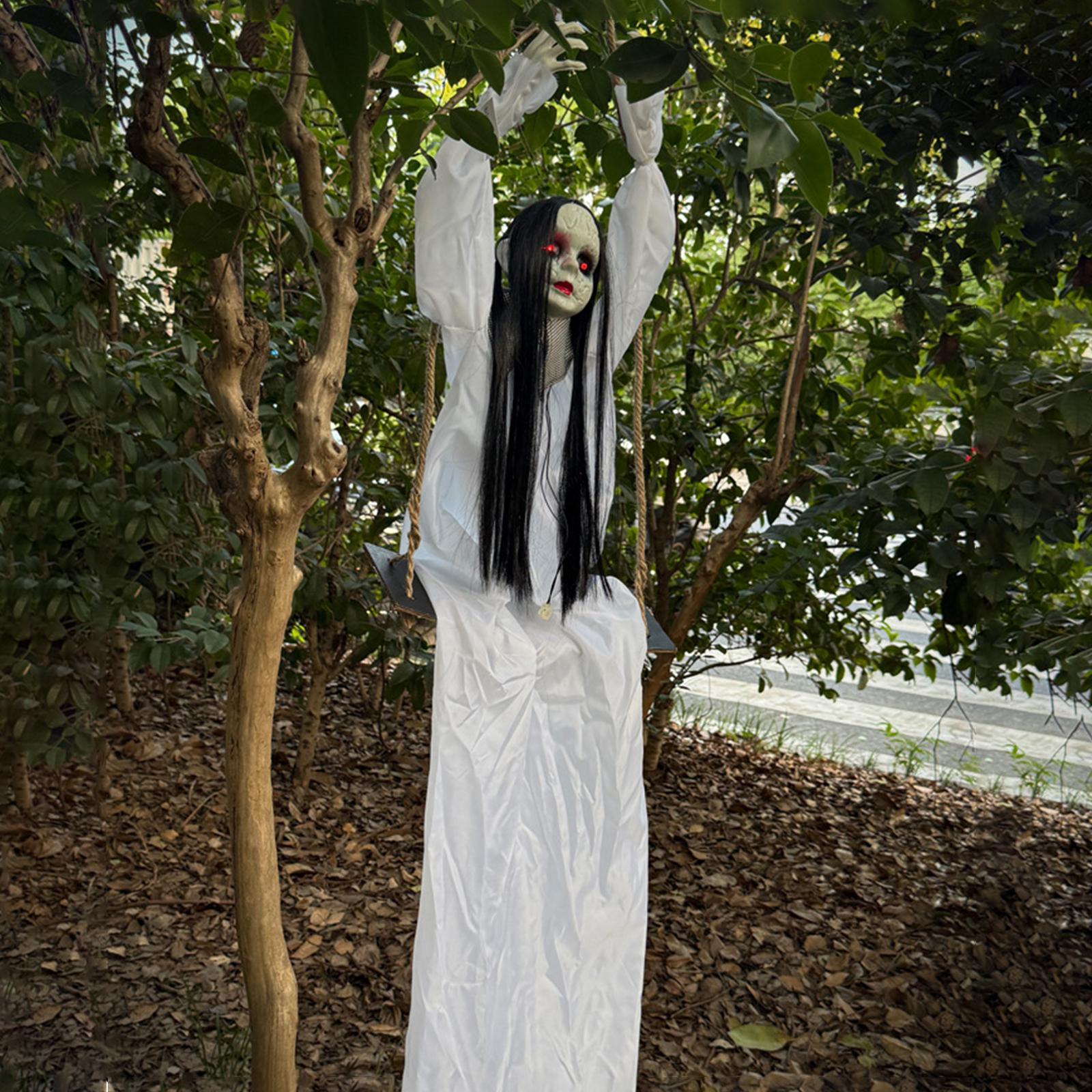 Halloween Hanging Ghost Decora - Outdoor Lighting For Front Of House のレビューと価格
