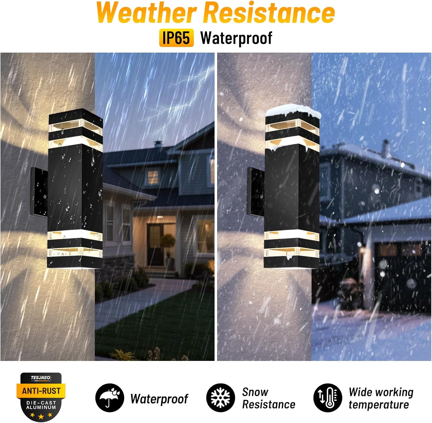 Modern Outdoor Wall Sconce 2-P - Outdoor Lighting Up And Down のレビューと価格