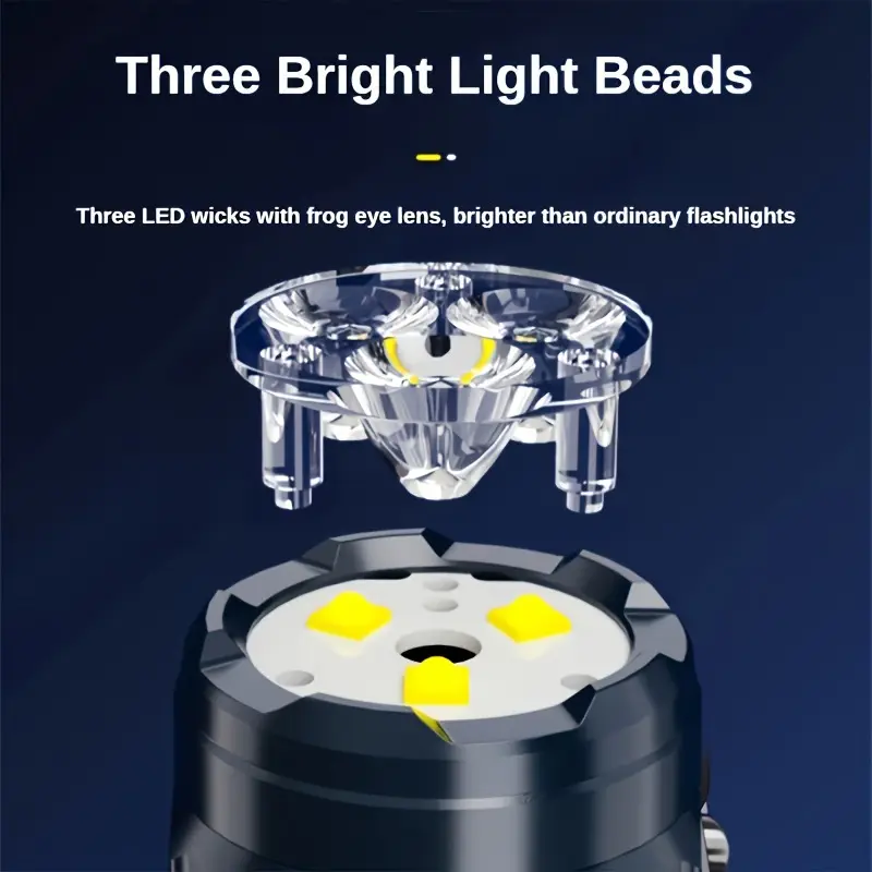 Mini 3LED Flashlight With Pen  - Outdoor Lighting Quality のレビューと価格