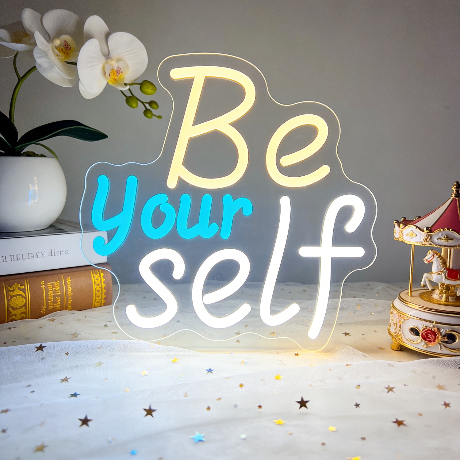 Inspirational Be Yourself Neon - Outdoor Lighting Quotes のレビューと価格