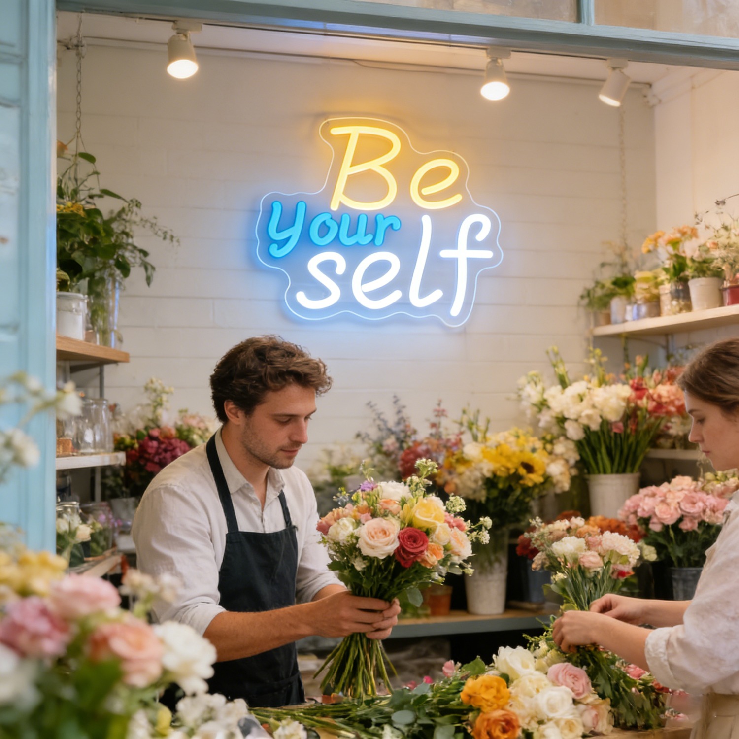 Inspirational Be Yourself Neon - Outdoor Lighting Quotes のレビューと価格