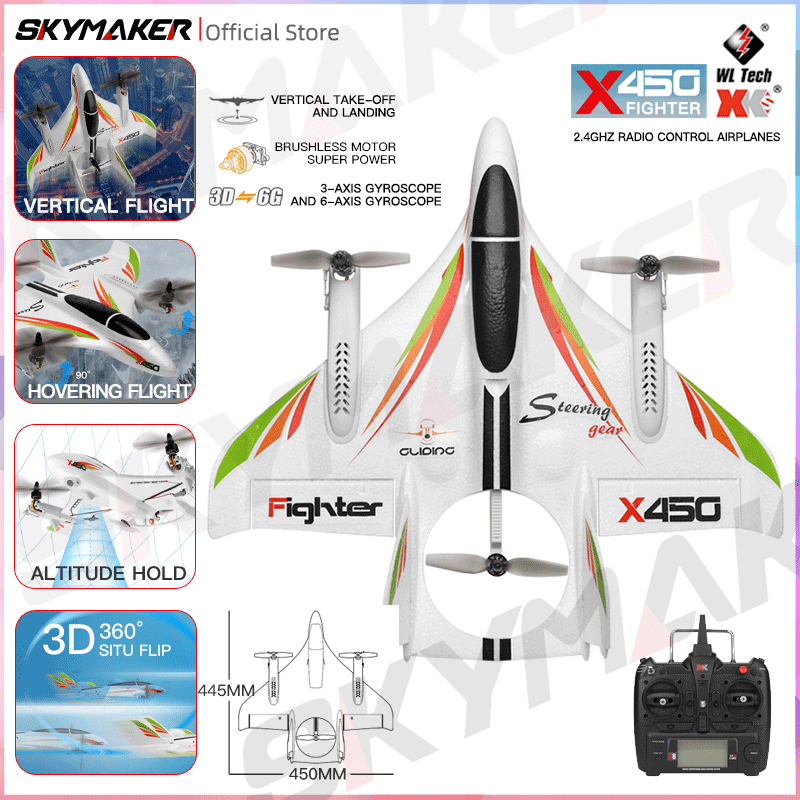 Wltoys XKS X450 RC Airplane 2. - Outdoor Lighting Socket のレビューと価格