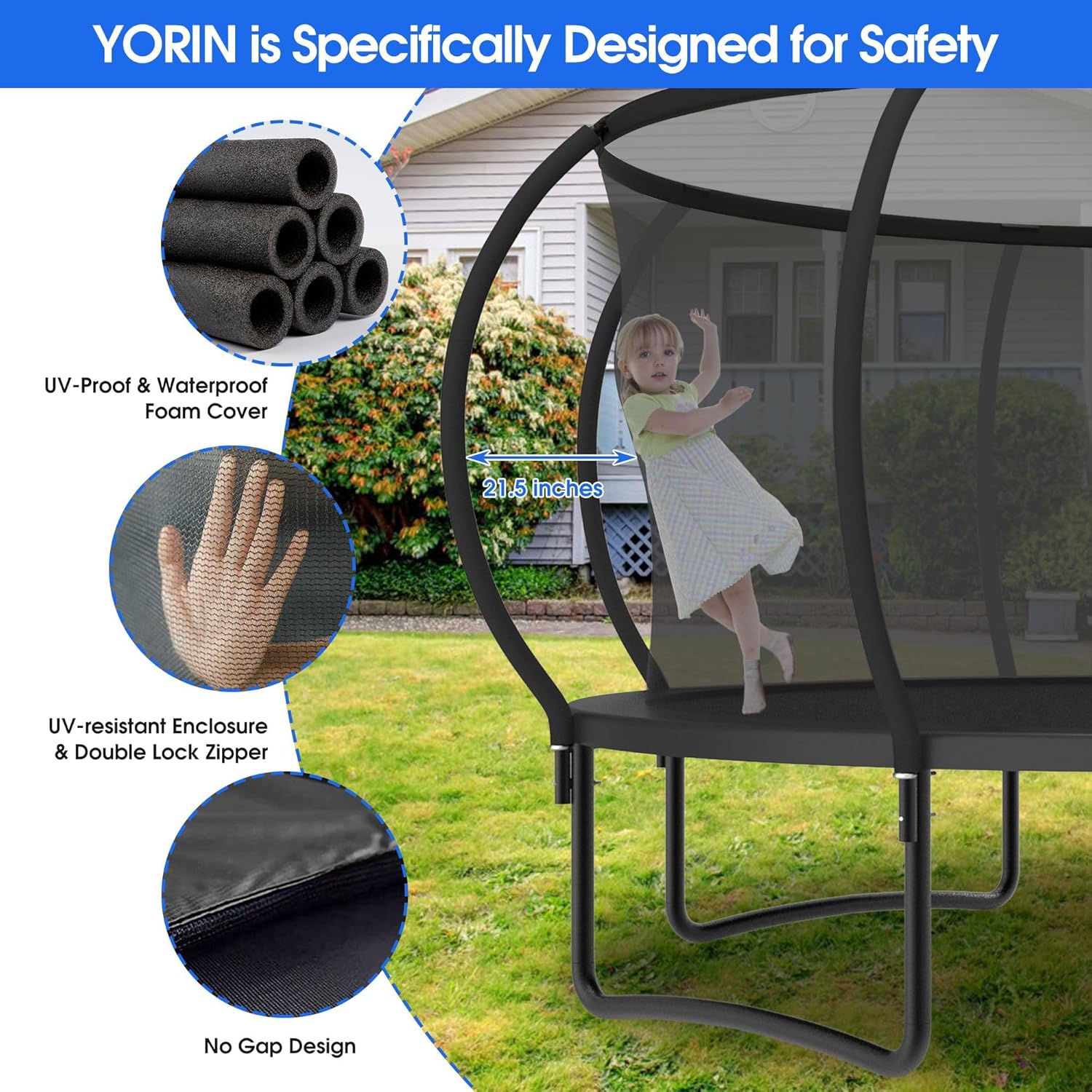 Large Outdoor Trampoline with  - Outdoor Lighting Modern のレビューと価格