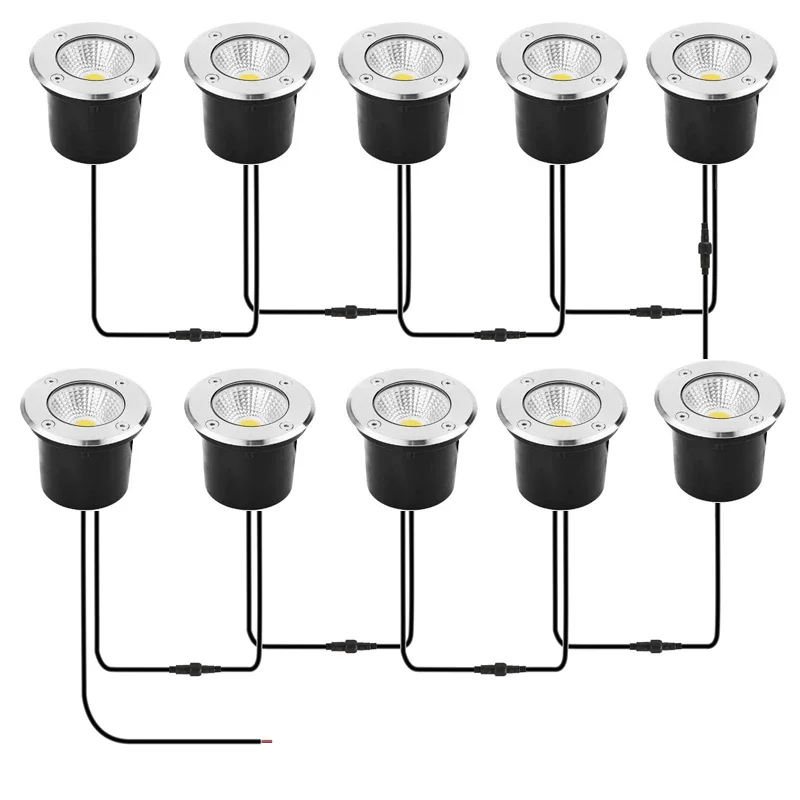 2-Meter IP67 Waterproof LED Un - Outdoor Lighting Underground Wiring のレビューと価格