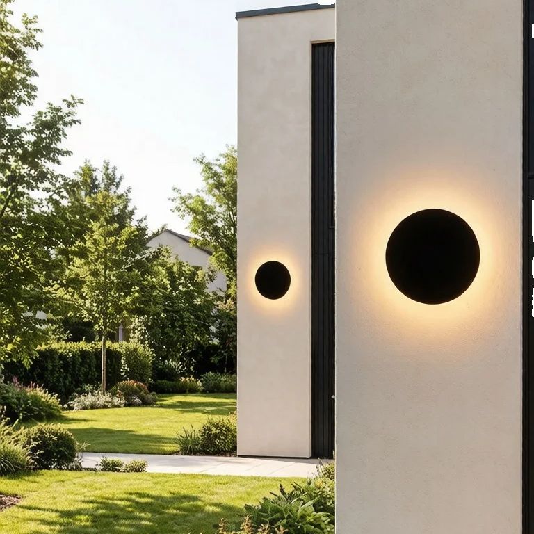 Nordic Minimalist Round LED Wa - Xl Outdoor Lighting のレビューと価格