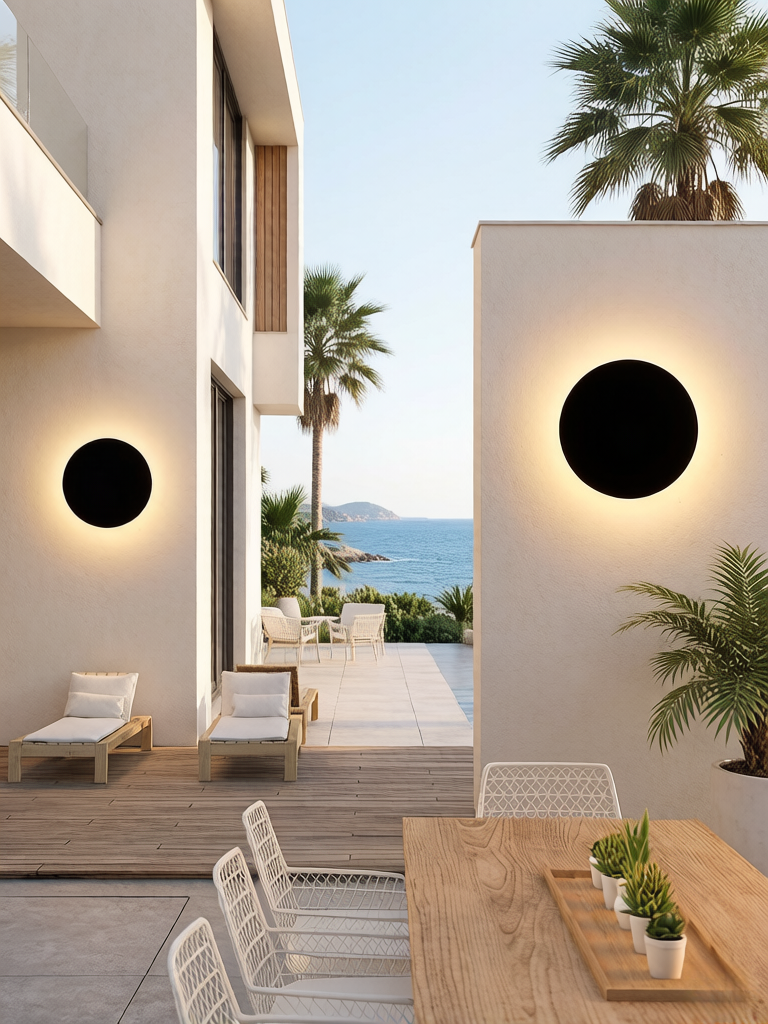 Nordic Minimalist Round LED Wa - Xl Outdoor Lighting のレビューと価格
