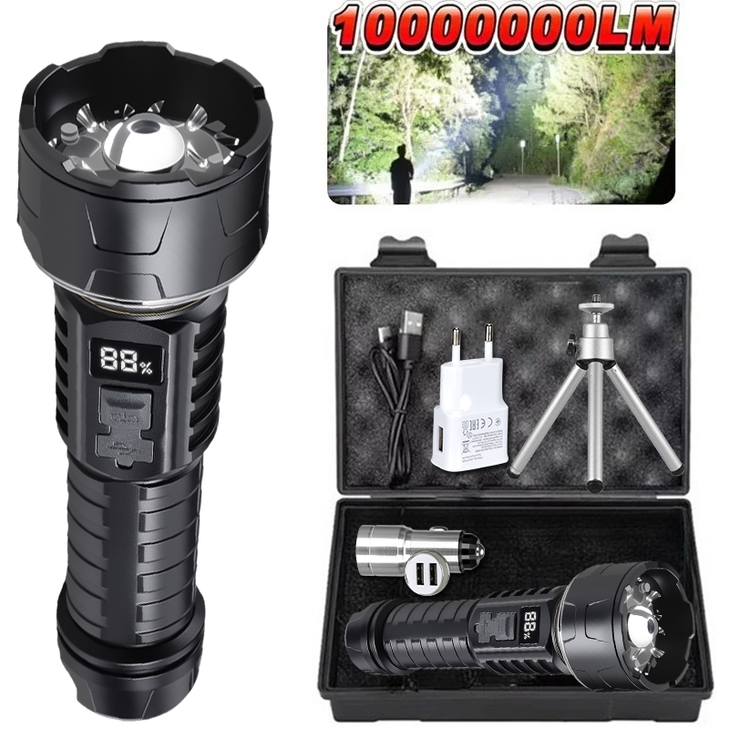 COB LED Flashlight Rechargeabl - Outdoor Lighting Lanterns のレビューと価格