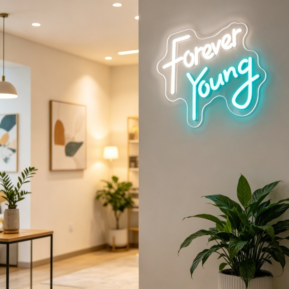 Forever Young Neon Sign LED Wa - Outdoor Lighting Quotes のレビューと価格