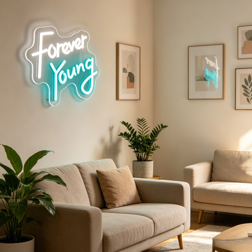 Forever Young Neon Sign LED Wa - Outdoor Lighting Quotes のレビューと価格