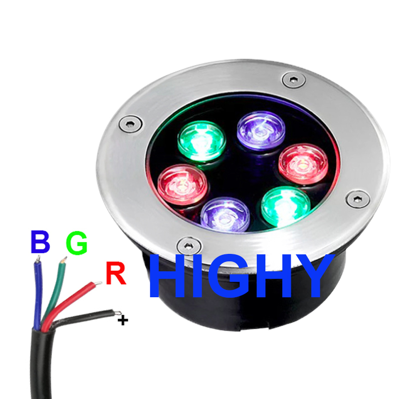 4-wire RGB LED Underground Lig - Outdoor Lighting Underground Wiring のレビューと価格