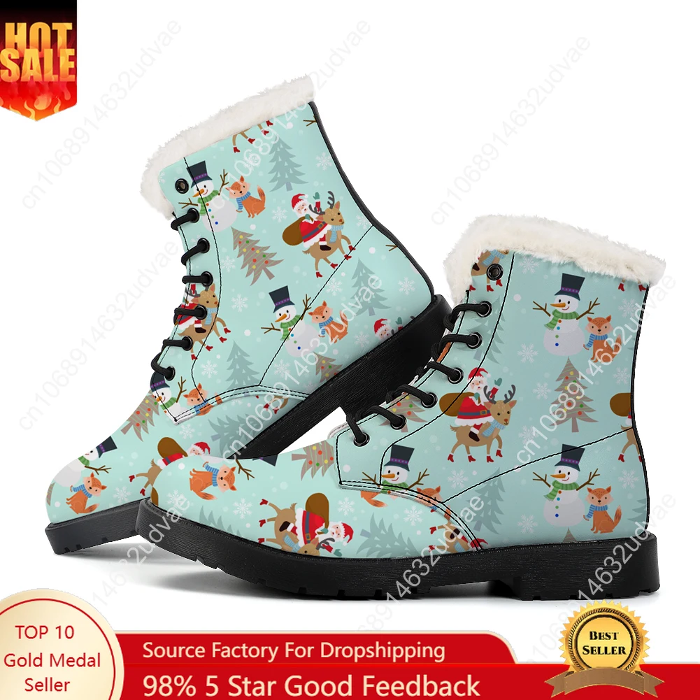 Christmas Plush Boots Mens Wom - Outdoor Lighting Quality のレビューと価格